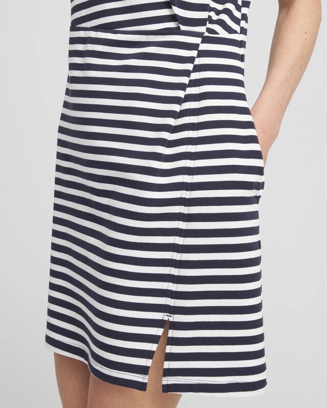 Zenergy Stripe Twist Front Dress - image 4